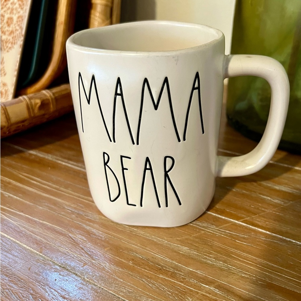 Rae Dunn Cream Mama Bear Mug